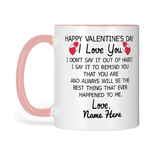 I Love You Valentine's Day special Customizable Mug